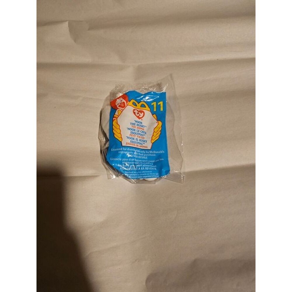 Ty Teenie Beanie Baby “Nook the Husky” • McDonald’s 1999 #11